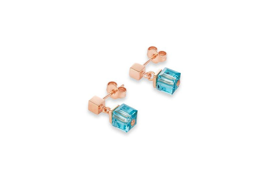 COEUR DE LION Geo Cube Luxurious Multicolour Earrings 4996/21-1500