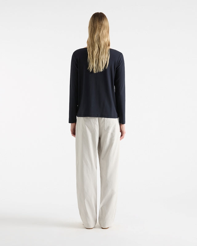 Mela Purdie LS Relaxed Boat Neck