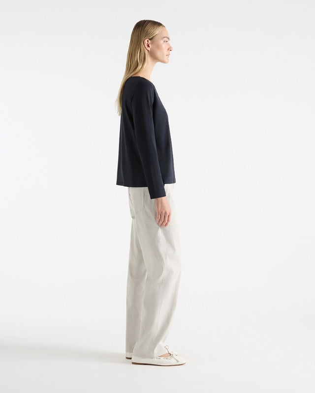 Mela Purdie LS Relaxed Boat Neck