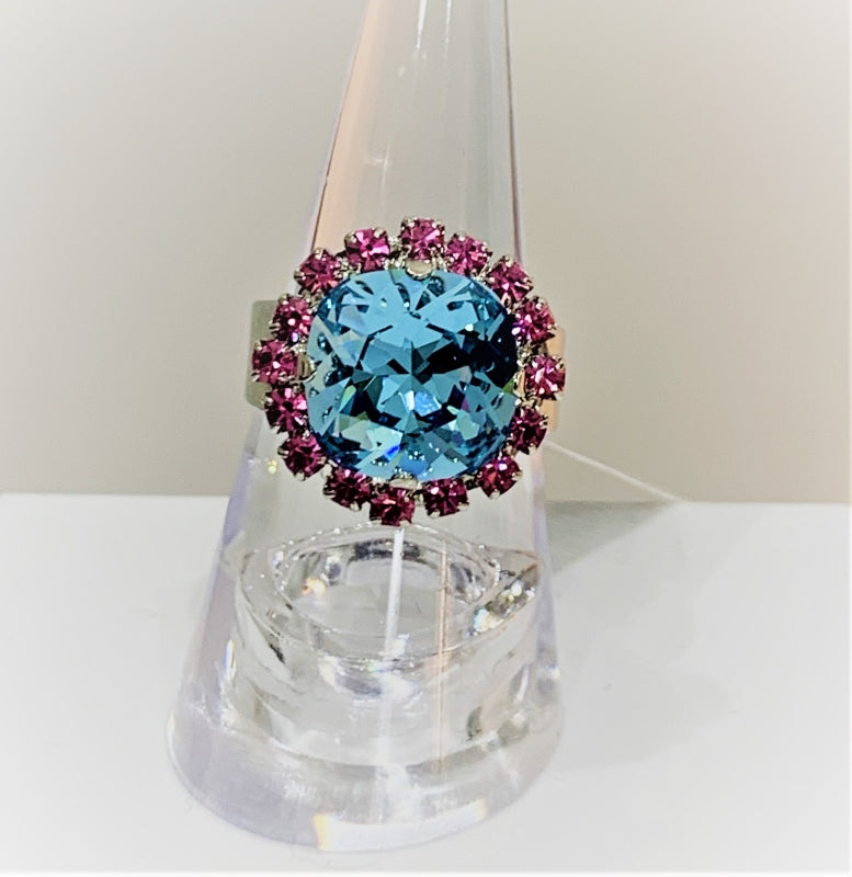 Mariana Jewellery R-7080/4 1146 Rhodium Ring