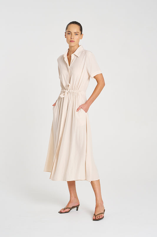 Mela Purdie Draw Waist T Dress - Mache