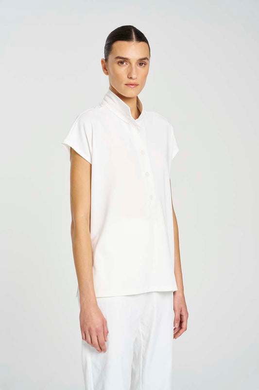 Mela Purdie Henley Tank - Powder Knit