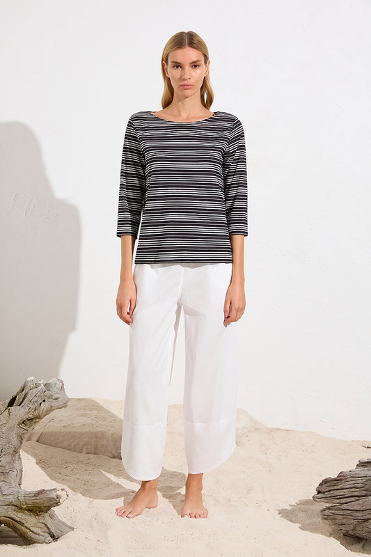 Mela Purdie Relaxed Boat Neck - Nautica Fine Knit - Sale