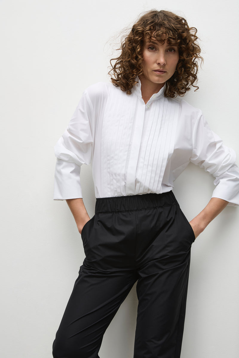 Mela Purdie Powder Tux Shirt - Powder Weave
