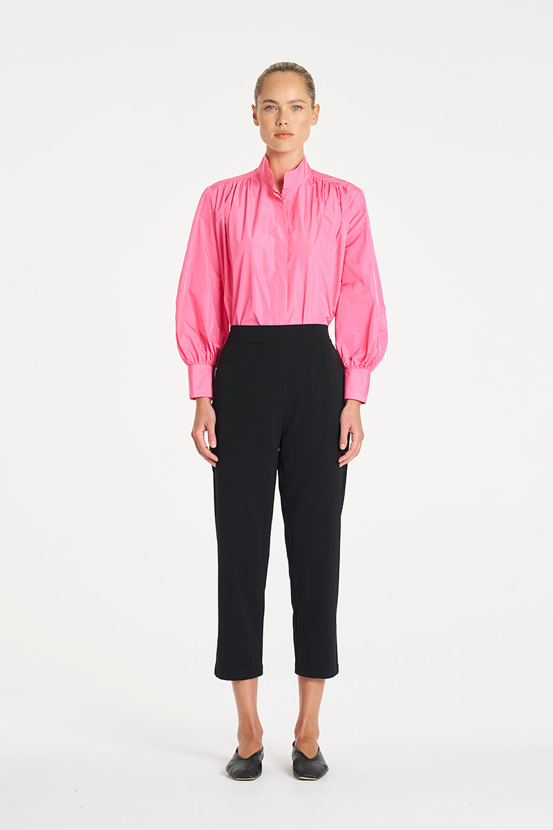 Mela Purdie Gathered Shirt - Italian Taffeta