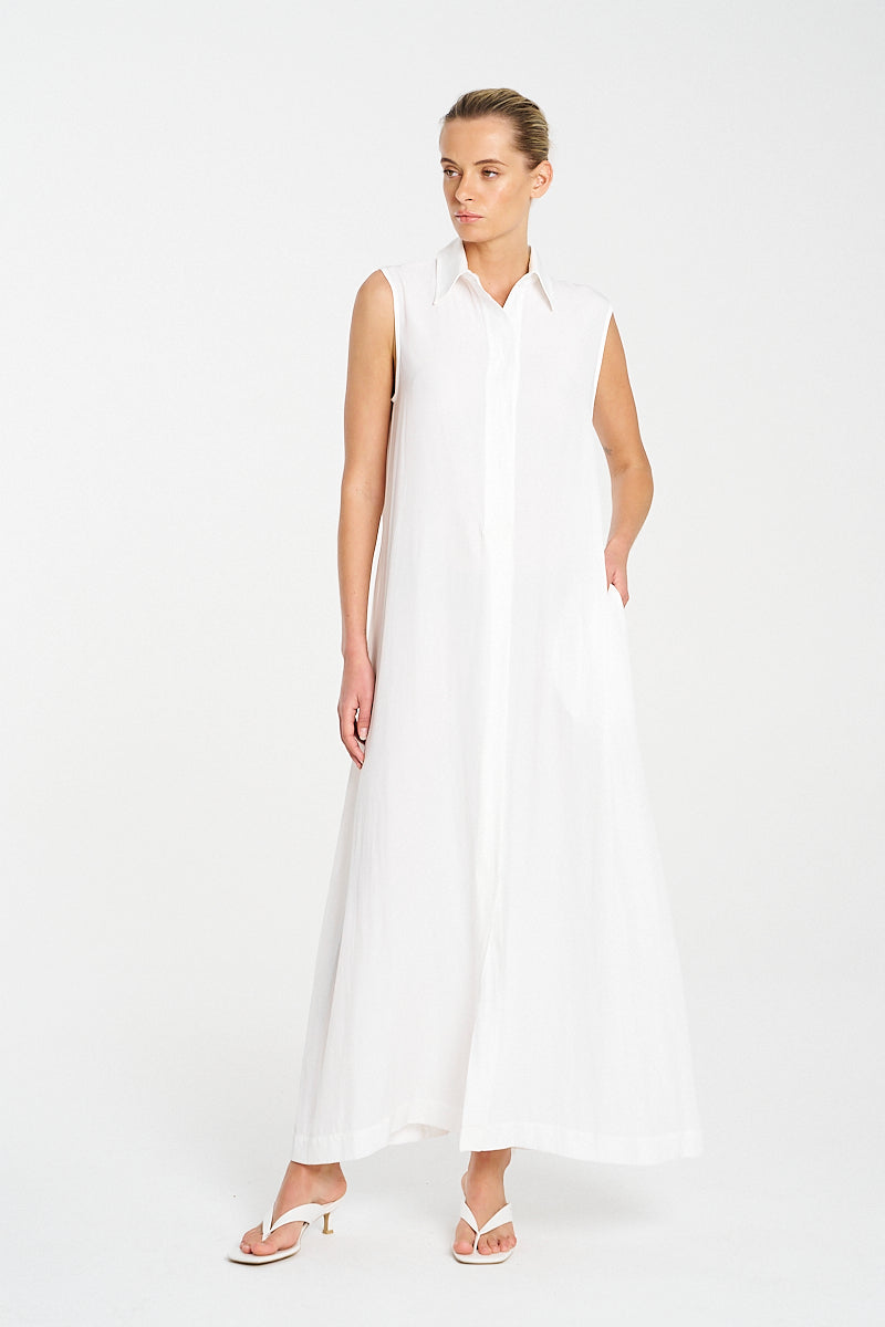 Mela Purdie Maxi Shirt Dress - Mache