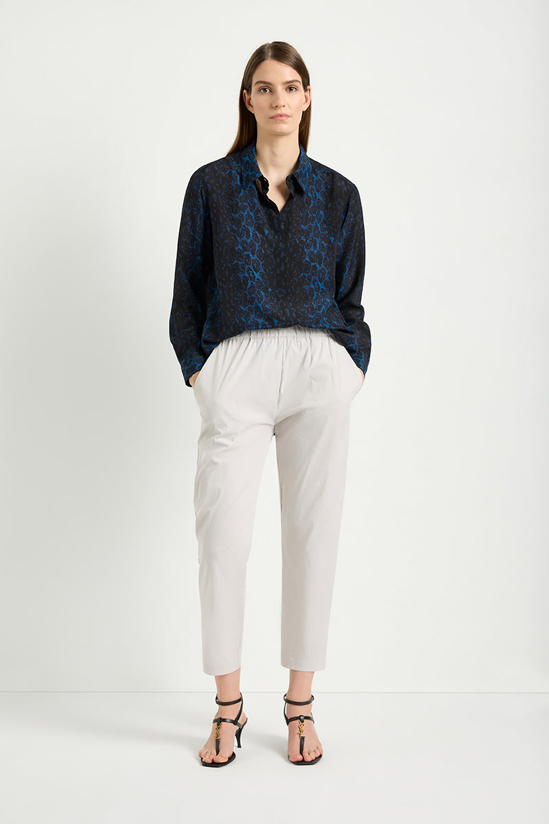 Mela Purdie Soft Shirt - Sapphire Leopard - Sale