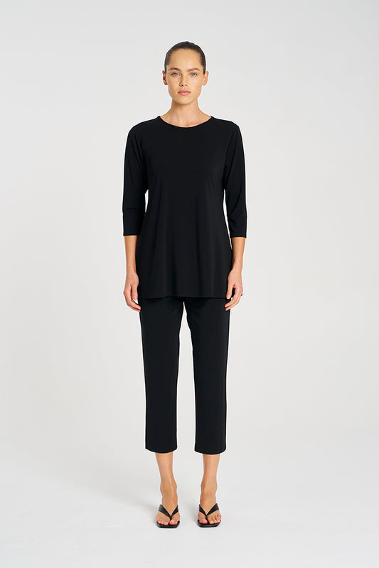 Mela Purdie Flared Top - Powder Knit
