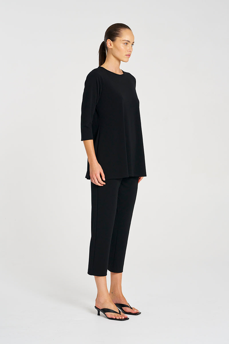 Mela Purdie Flared Top - Powder Knit