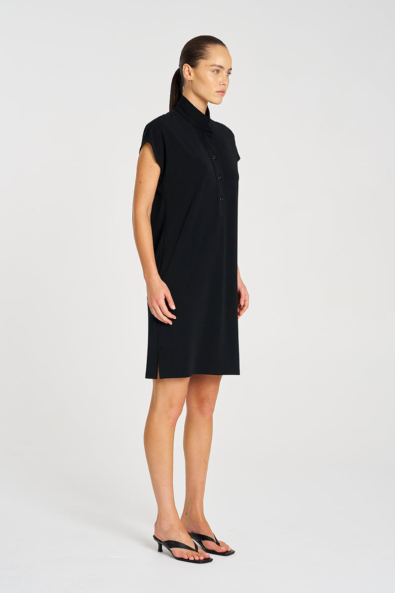 Mela Purdie Henley Dress - Powder Knit