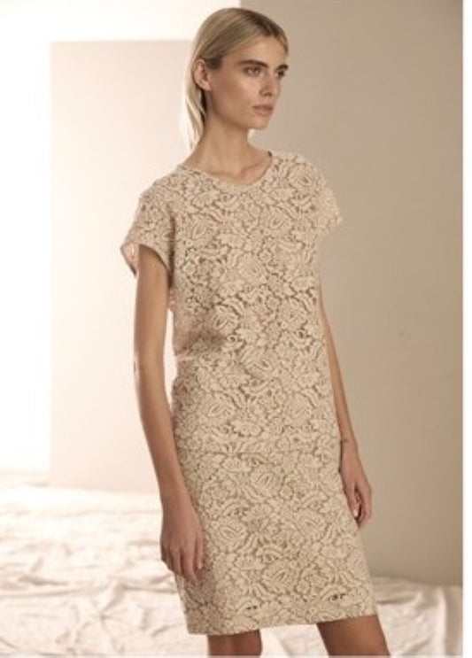 Mela Purdie Knee Skirt - Broderie Lace - Sale