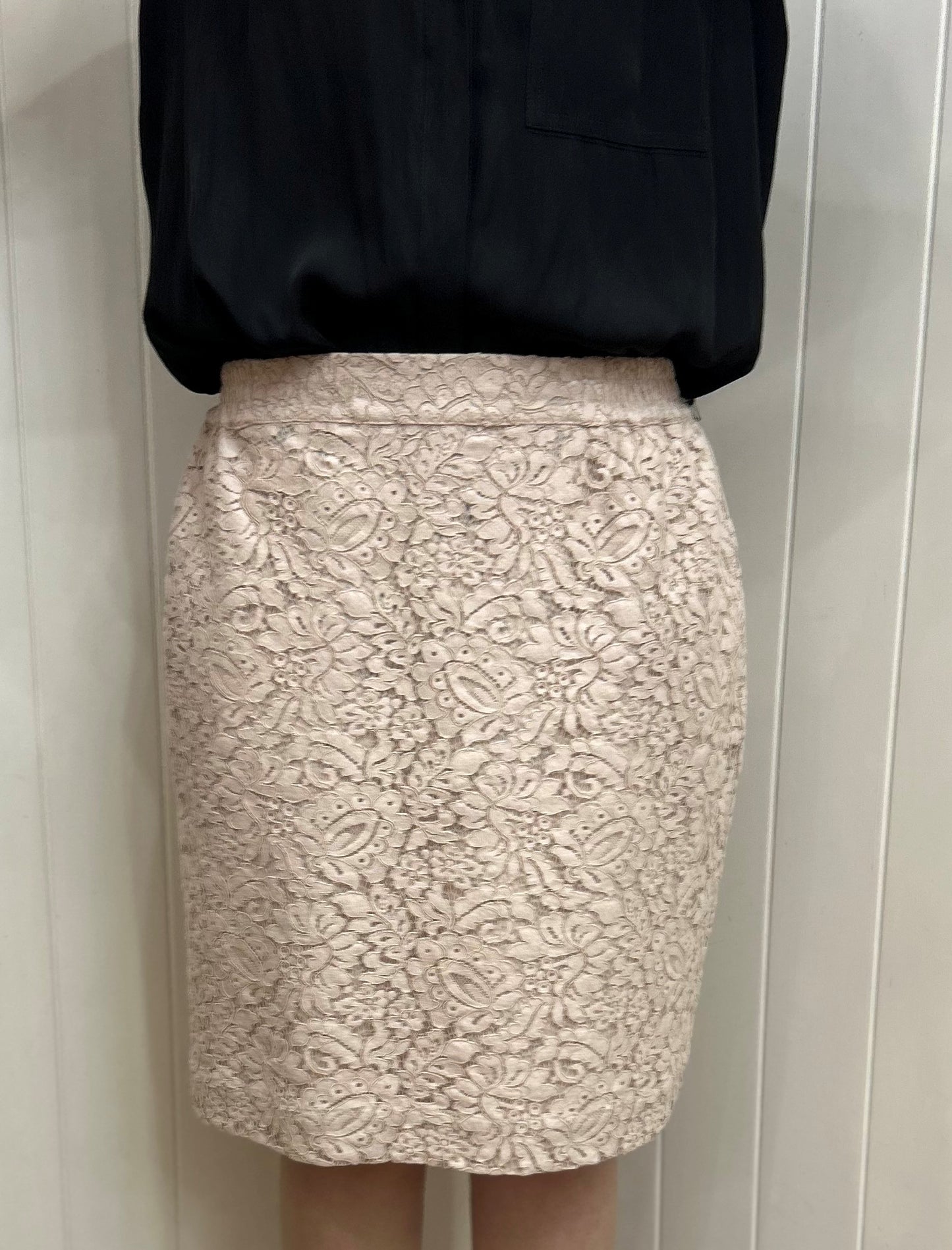 Mela Purdie Knee Skirt - Broderie Lace - Sale