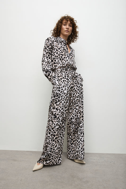 Mela Purdie Maxi Pace Pant - Cheetah Print - Sale