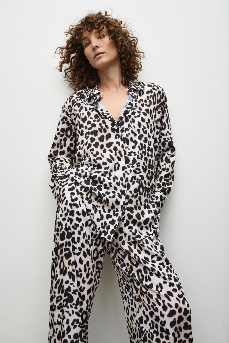 Mela Purdie Maxi Pace Pant - Cheetah Print - Sale