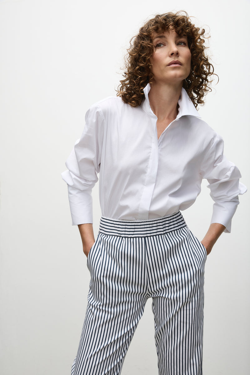 Mela Purdie Nomad Pant - Indigo Stripe - Sale