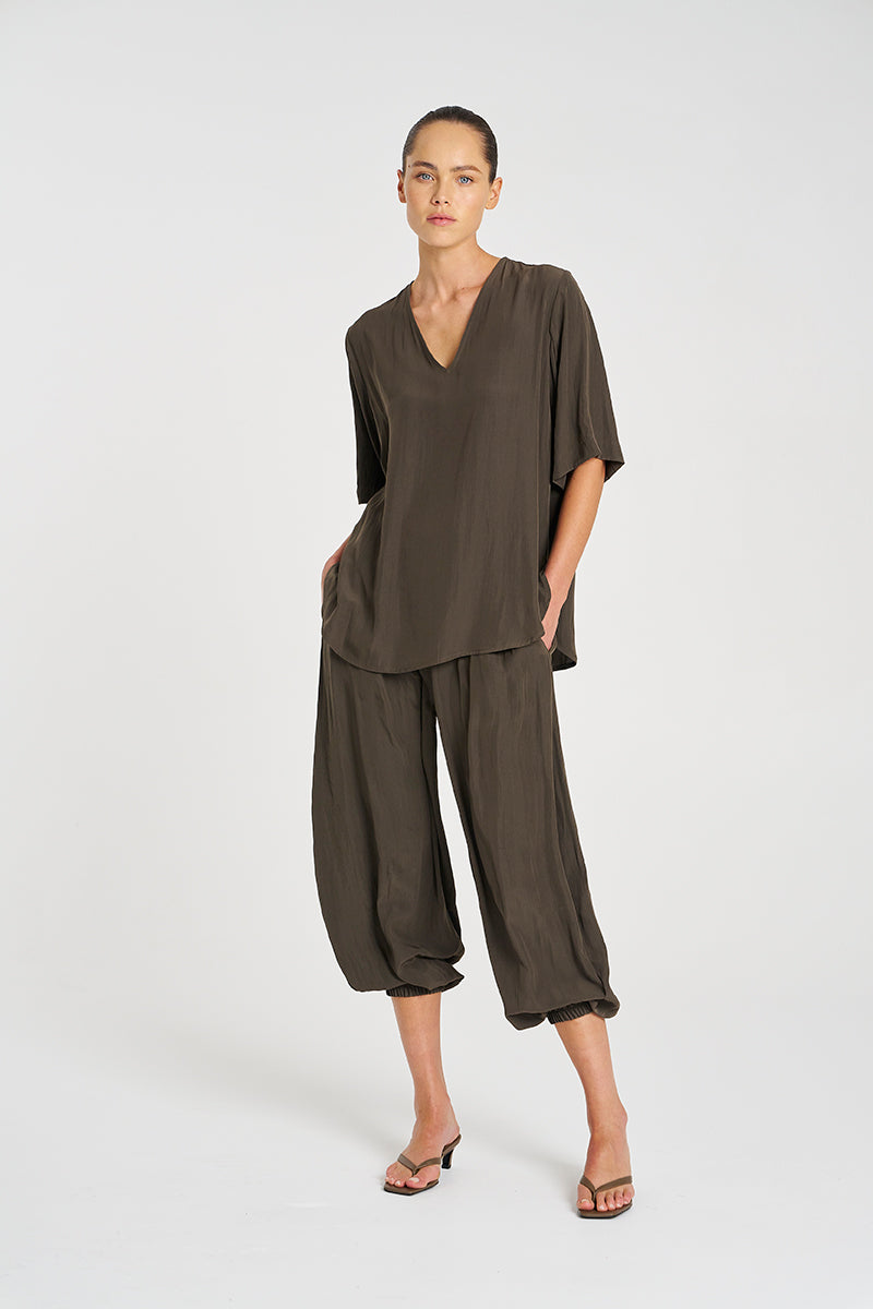 Mela Purdie Swish Plaza Top - Mache