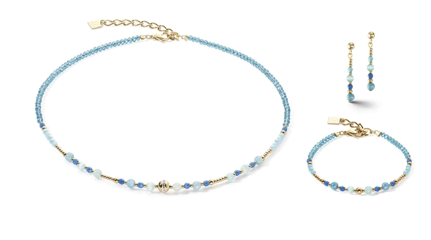 COEUR DE LION Princess Spheres Turquoise Earrings 4350/21-0600
