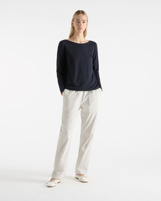 Mela Purdie LS Relaxed Boat Neck