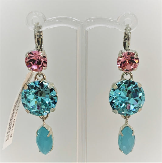 Mariana Jewellery E-1460 M1145 Rhodium Earrings