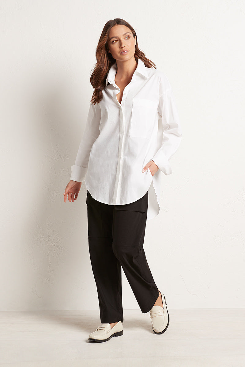 Mela Purdie Relaxed Pocket Shirt - Microprene -Sale
