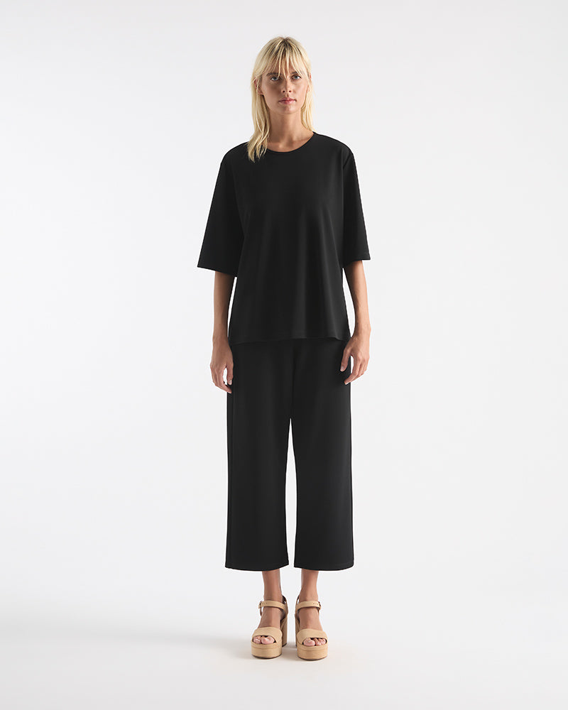 Mela Purdie 3/4 Pant - Powder Knit