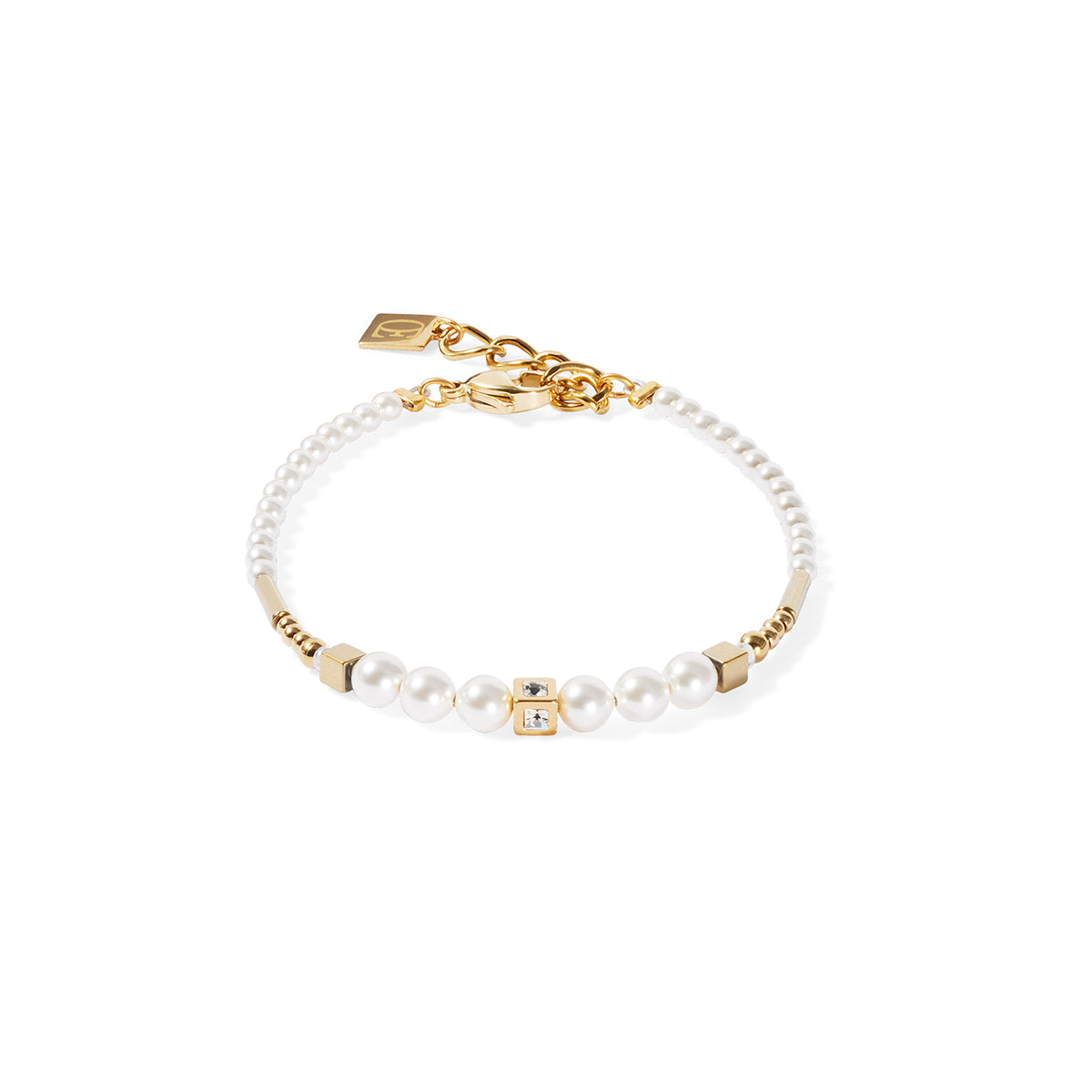 COEUR DE LION Crystal Pearls Bracelet 4312/30-1416