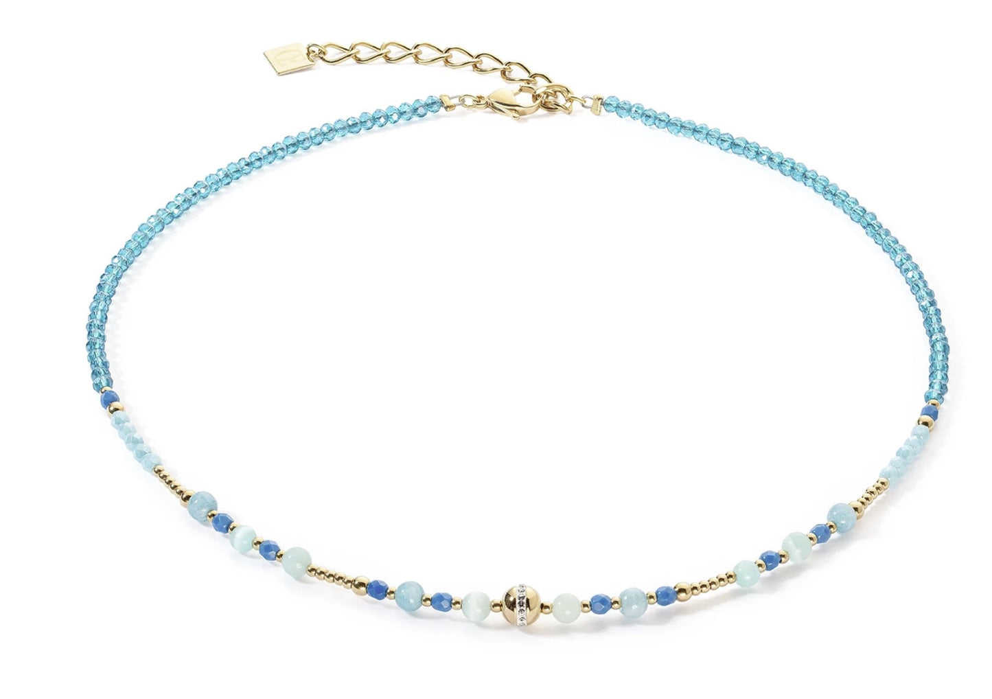 COEUR DE LION  Princess Spheres Turquoise Necklace 4350/10-0600