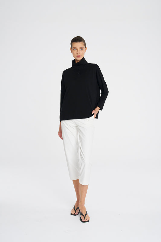Mela Purdie Tab Sweater - F01 Matte Jersey