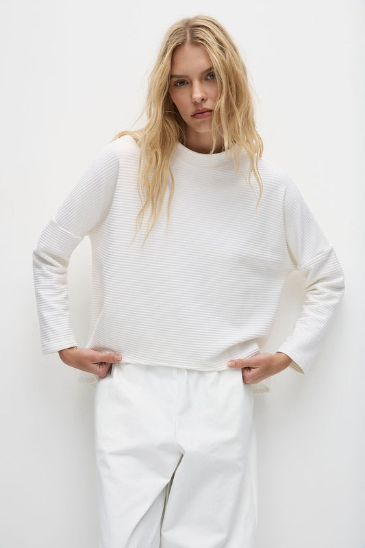 Mela Purdie Arc Sweater - Ridge Ponte