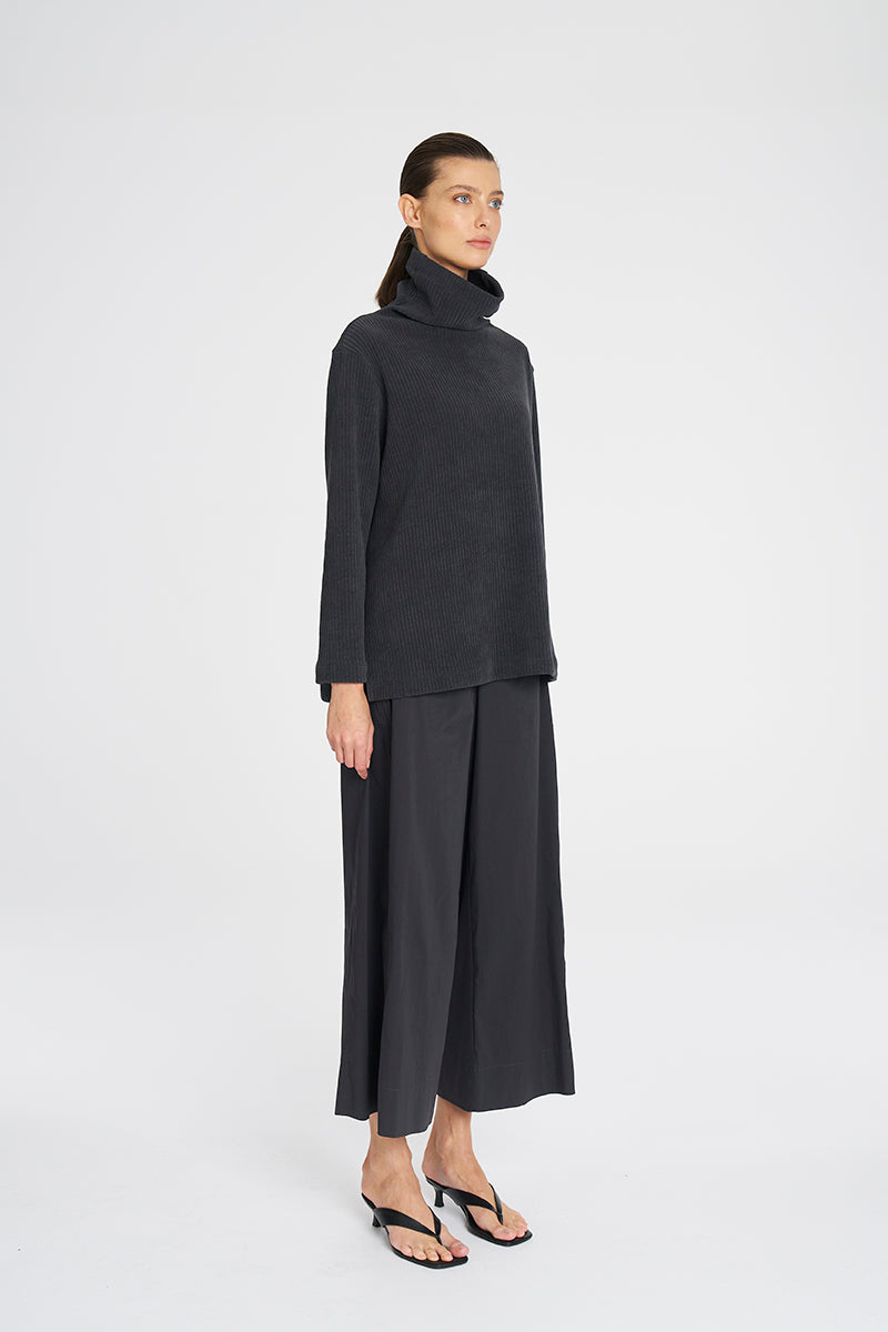 Mela Purdie Funnel Sweater - Cord Knit