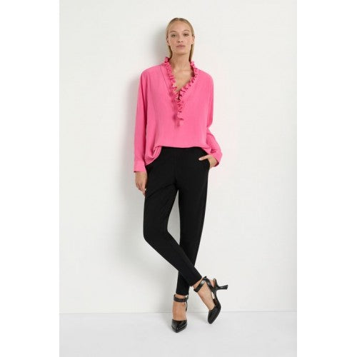 Mela Purdie Zip Stiletto Pant - Polished Ponte - Sale