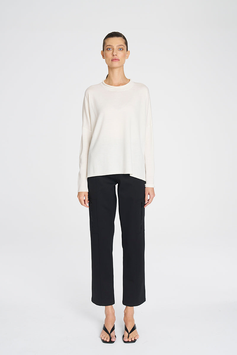 Mela Purdie Panama Sweater - Double Fine Merino Wool