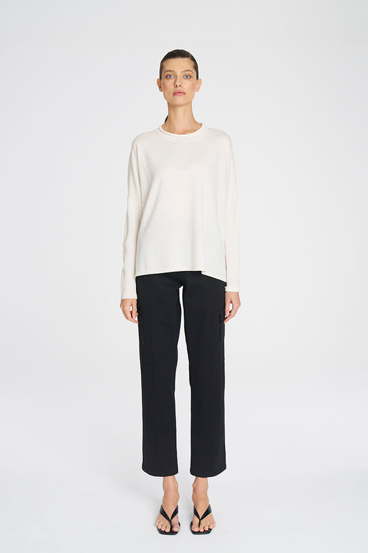 Mela Purdie Panama Sweater - Double Fine Merino Wool