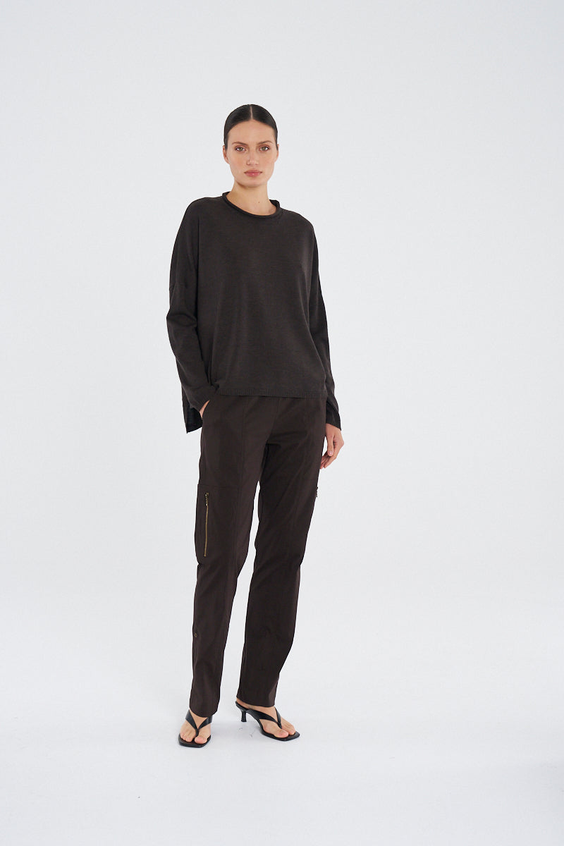 Mela Purdie Panama Sweater - Double Fine Merino Wool