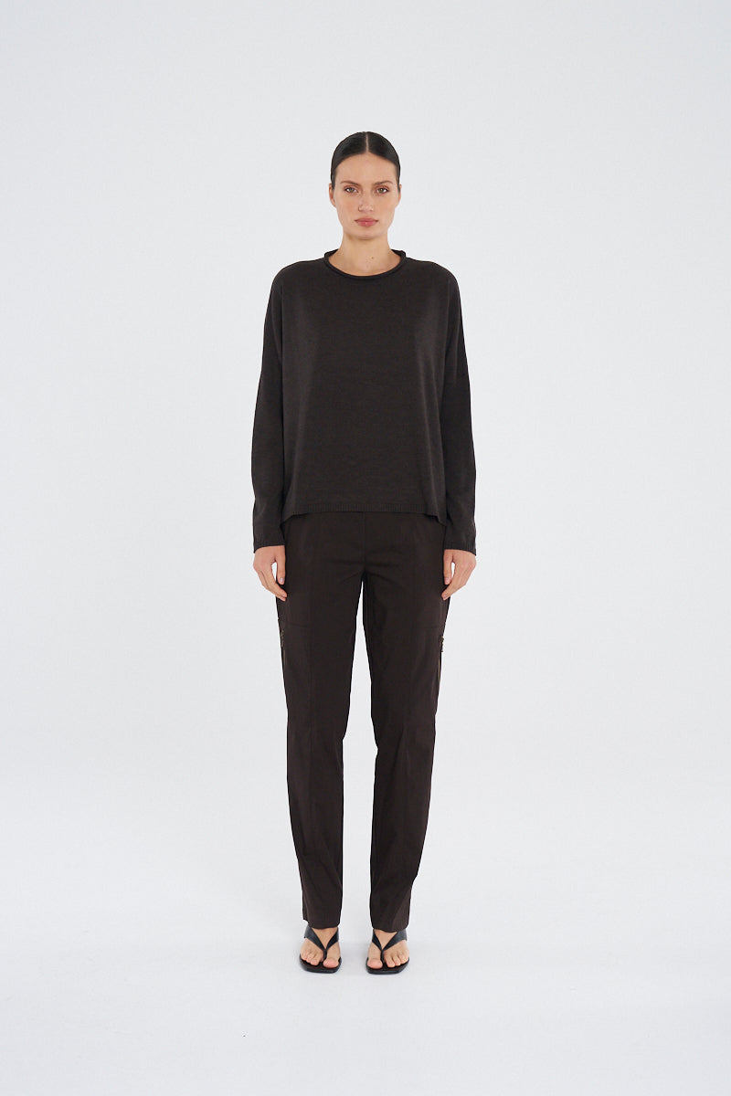 Mela Purdie Panama Sweater - Double Fine Merino Wool