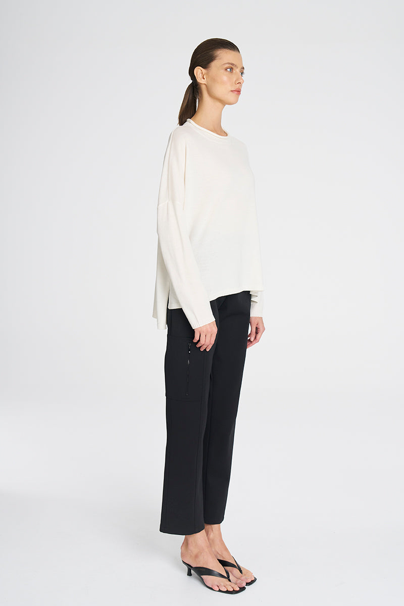 Mela Purdie Panama Sweater - Double Fine Merino Wool