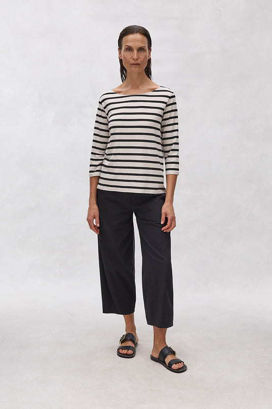 Mela Purdie Relaxed Boat Neck - Trunk Stripe - Sale
