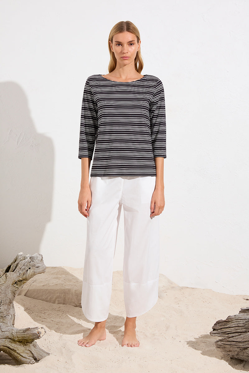 Mela Purdie Relaxed Boat Neck - Nautica Fine Knit - Sale
