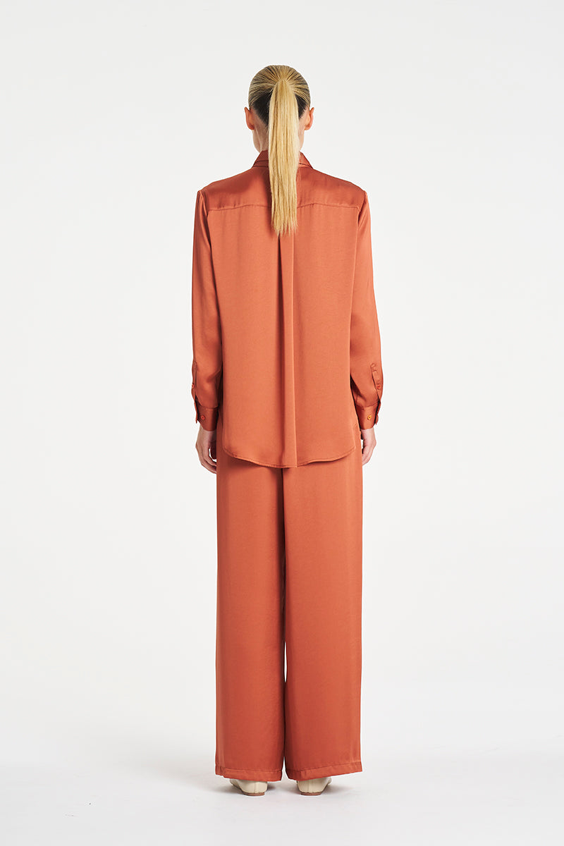 Mela Purdie Soft Shirt - Mirror Satin