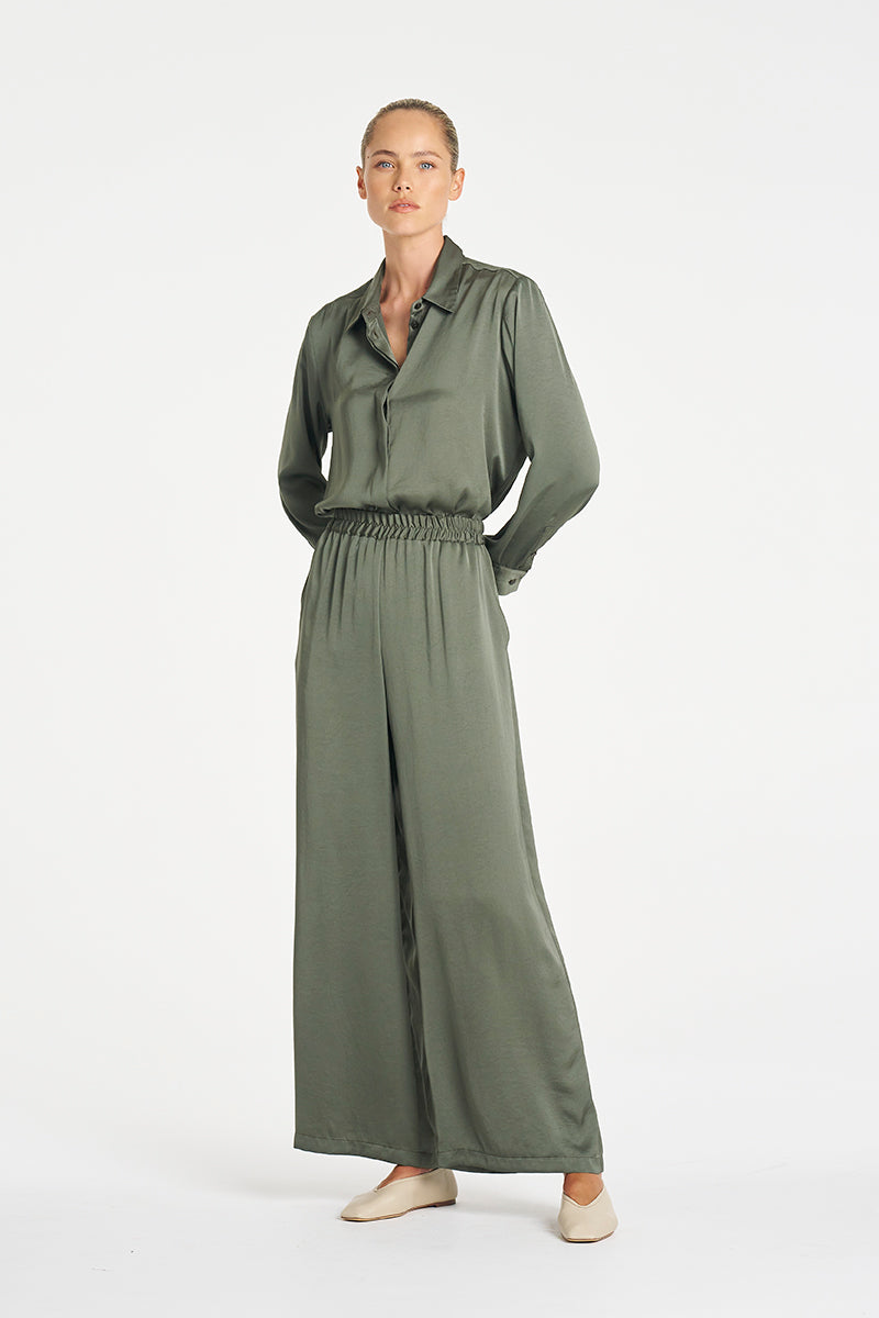 Mela Purdie Maxi Pace Pant - Mirror Satin