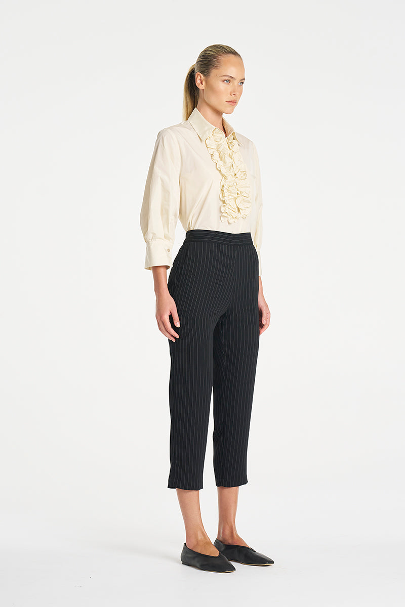 Mela Purdie Ruffle Resort Top - Italian Taffeta