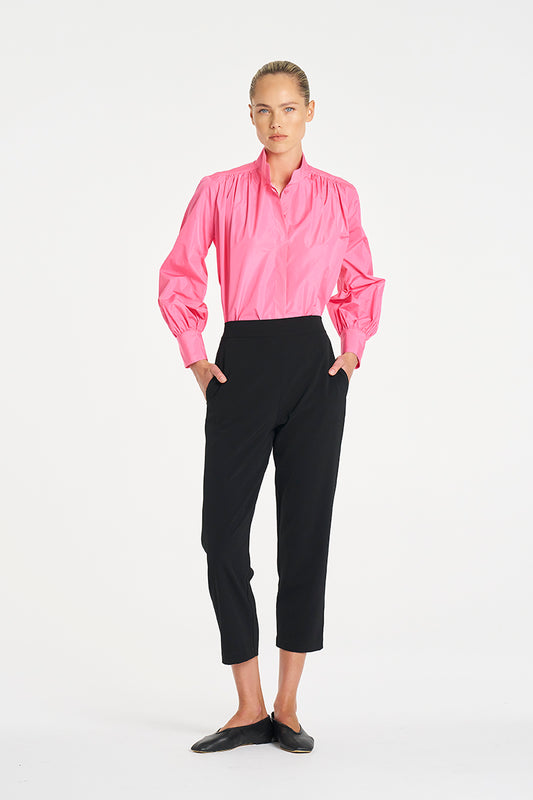 Mela Purdie Gathered Shirt - Italian Taffeta