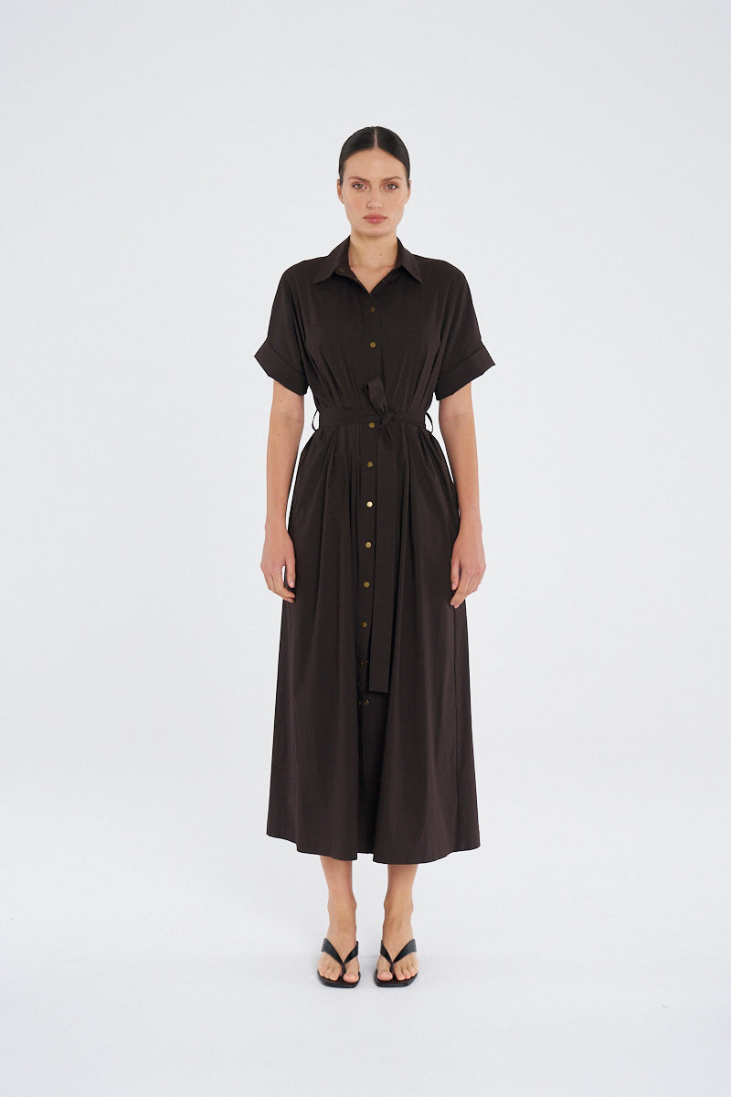 Mela Purdie Stud Dress - Microprene