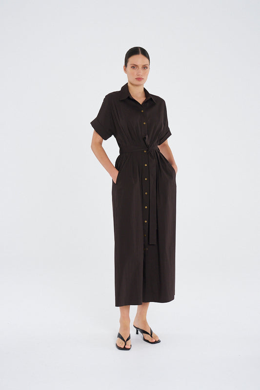 Mela Purdie Stud Dress - Microprene