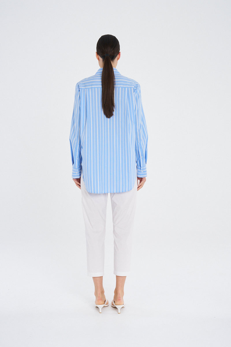 Mela Purdie Saville Shirt - Saville Stripe