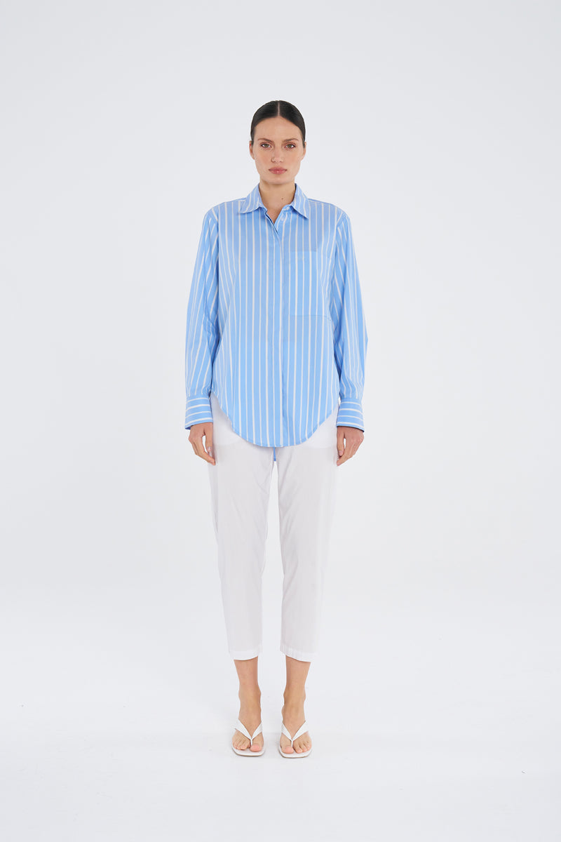 Mela Purdie Saville Shirt - Saville Stripe