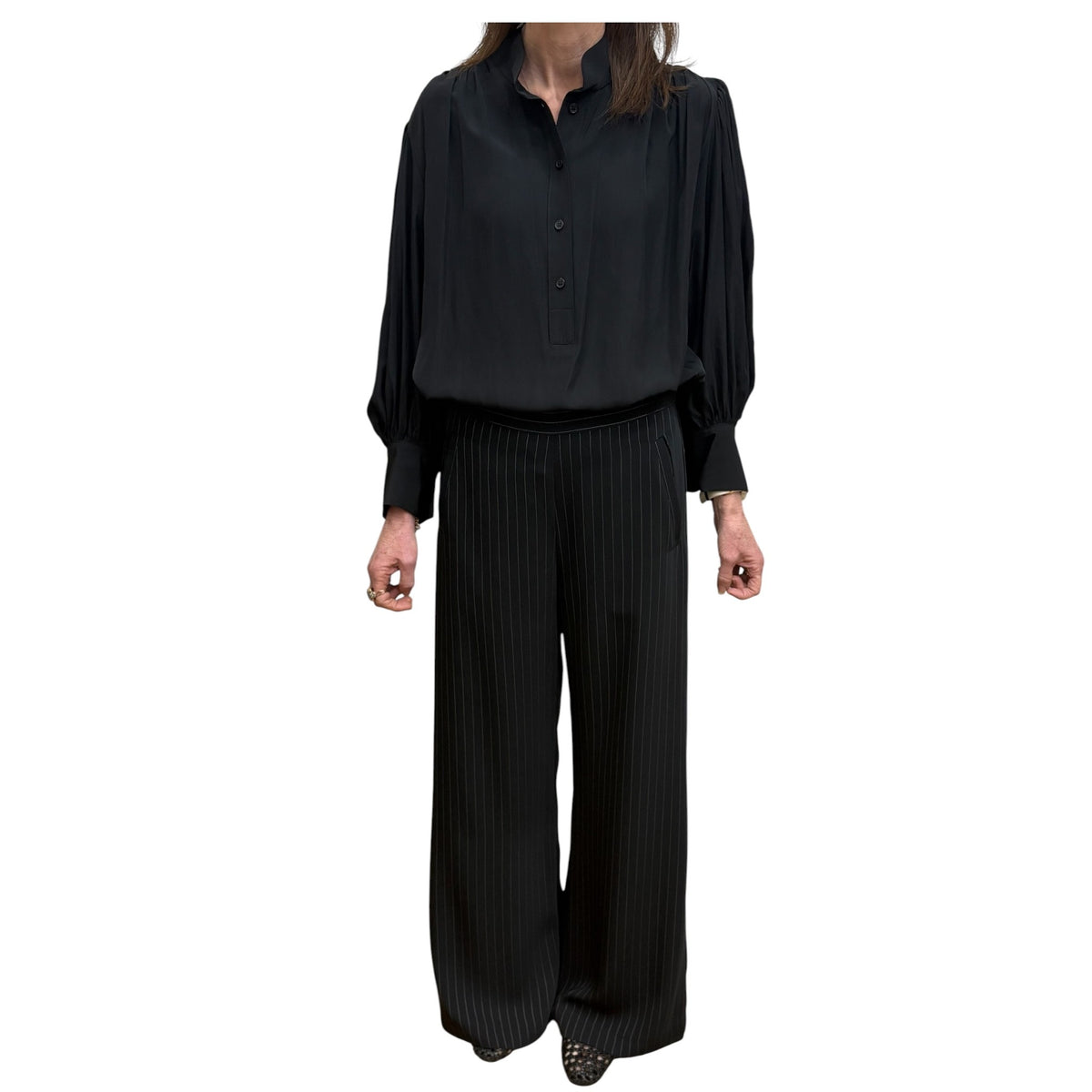Mela Purdie Suit Pant - Suit Stripe