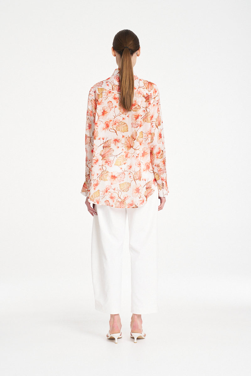 Mela Purdie Saville Shirt - Herbarium Linen