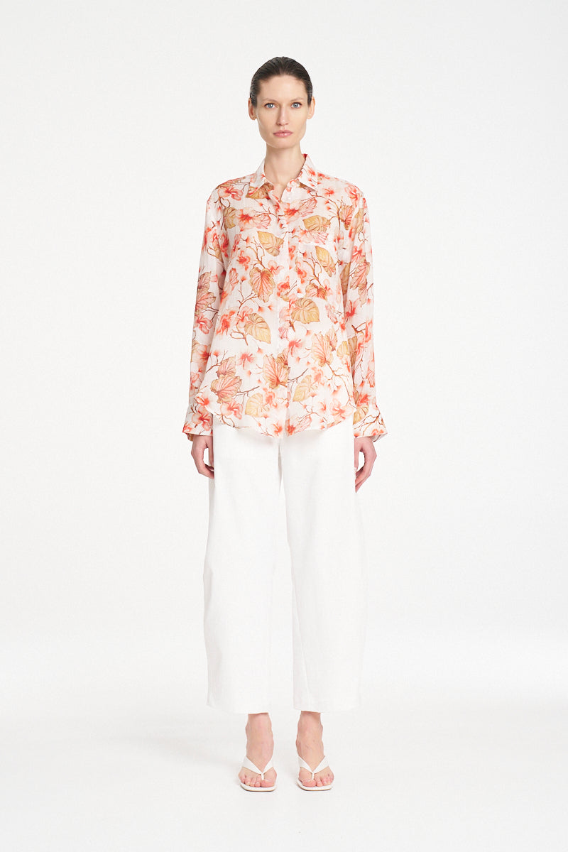 Mela Purdie Saville Shirt - Herbarium Linen