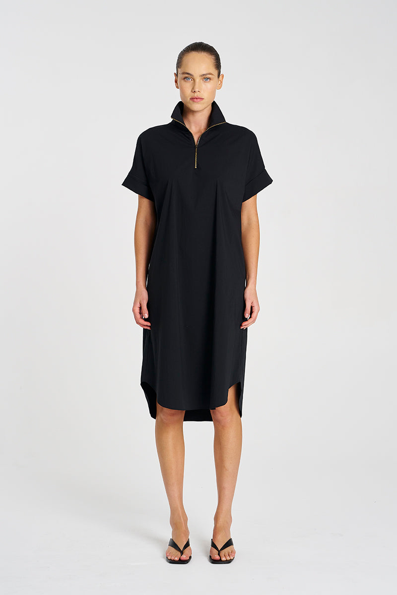 Mela Purdie Half Zip Dress - Microprene